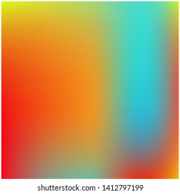 Colored abstract background picture. Creative splash and spreading spot. Vector illustration shape. Orange cute colored abstract image.