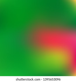Colored abstract background picture. Graceful splash and spreading spot. Vector illustration show. Green cute colored abstract image.