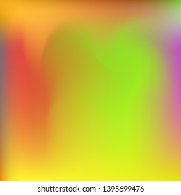 Colored abstract background picture. Great splash and spreading spot. Vector illustration flyer. Yellow cute colored abstract image.