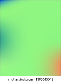 Colored abstract background picture. Interesting splash and spreading spot. Vector illustration presentation. Green cute colored abstract image.