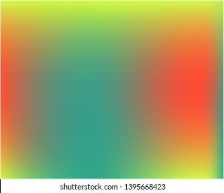 Colored abstract background picture. Interesting splash and spreading spot. Vector illustration invite. Green cute colored abstract image.