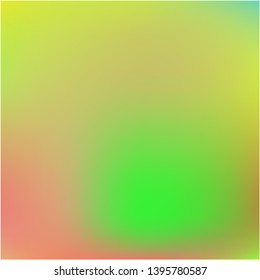 Colored abstract background picture. Interesting splash and spreading spot. Vector illustration flat. Green cute colored abstract image.