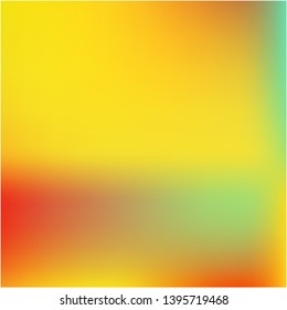 Colored abstract background picture. Pretty splash and spreading spot. Vector illustration flyer. Yellow cute colored abstract image.