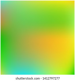 Colored abstract background picture. Pretty splash and spreading spot. Vector illustration invite. Green cute colored abstract image.