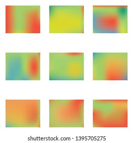 Colored abstract background picture. Startling splash and spreading spot. Vector illustration flat. Green cute colored abstract image.