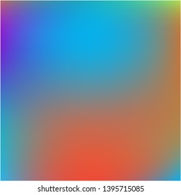 Colored abstract background picture. Strange splash and spreading spot. Vector illustration cover. Blue cute colored abstract image.