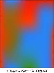 Colored abstract background picture. Unreal splash and spreading spot. Vector illustration flat. Blue cute colored abstract image.