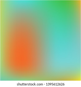 Colored abstract background picture. Unreal splash and spreading spot. Vector illustration presentation. Blue cute colored abstract image.