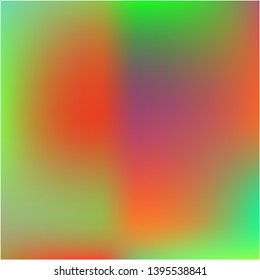 Colored abstract background picture. Vector illustration layout. Trendy splash and spreading spot. Green cute colored abstract image.