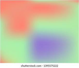 Colored abstract background picture. Vector illustration concept. Unreal splash and spreading spot. Green cute colored abstract image.