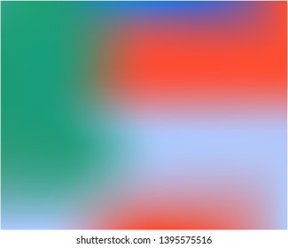 Colored abstract background picture. Vector illustration cover. Amazing splash and spreading spot. Green cute colored abstract image.