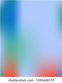 Colored abstract background picture. Vector illustration flat. Interesting splash and spreading spot. Blue cute colored abstract image.