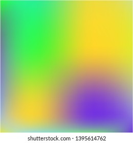 Colored abstract background picture. Vector illustration flat. Strange splash and spreading spot. Yellow cute colored abstract image.