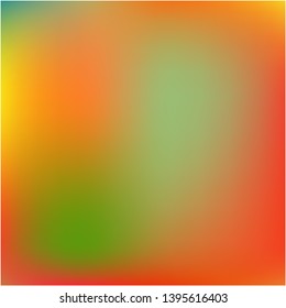 Colored abstract background picture. Vector illustration layout. Unreal splash and spreading spot. Orange cute colored abstract image.