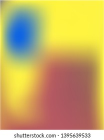 Colored abstract background picture. Vector illustration flyer. Great splash and spreading spot. Yellow cute colored abstract image.