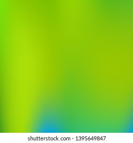 Colored abstract background picture. Vector illustration layout. Strange splash and spreading spot. Green cute colored abstract image.