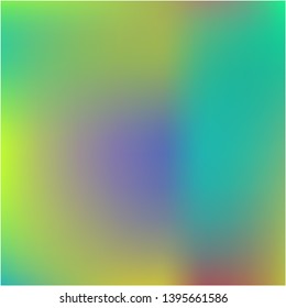 Colored abstract background picture. Vector illustration flyer. Strange splash and spreading spot. Green cute colored abstract image.