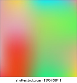 Colored abstract background picture. Vector illustration layout. Trendy splash and spreading spot. Green cute colored abstract image.