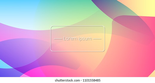 Colored abstract background with place for text. Vector illustration