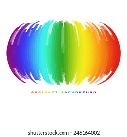 Colored abstract background with rainbow pattern