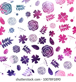 Colored Abstract  Background Seamless Pattern. Vector Illustration. EPS10