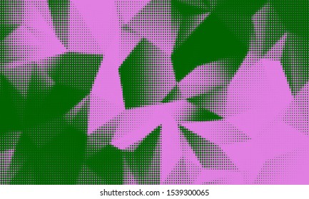 Colored abstract background with square dotted pattern. 
Halftone effect - vector