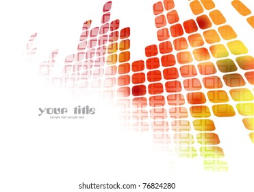 colored abstract background with squares