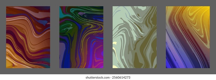 Colored abstract background.The texture of colored marble patterns. The illusion of liquid art. Interior design, paintings, covers and creative ideas