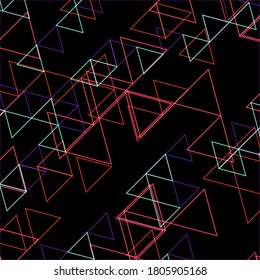 Fondo abstracto de color. Triángulos. Fondo geométrico. Plantilla para presentación, publicidad