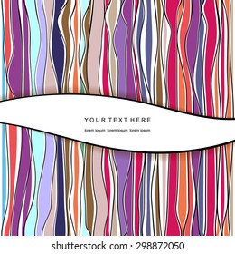 Colored abstract background with vertical stripes