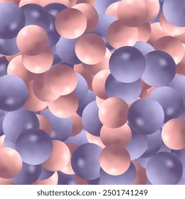 Colored abstract balls. Festive background.