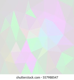 Colored abstract geometric background with mesh of triangles or rhombus. Mosaic style. Colorful template for your design.