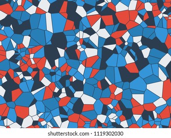 Colored abstract geometric flat grid facet polygonal pattern background