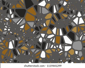 Colored abstract geometric flat grid facet polygonal pattern background