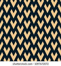 Colored abstract geometric flat pattern background. Geometric tick or heart.