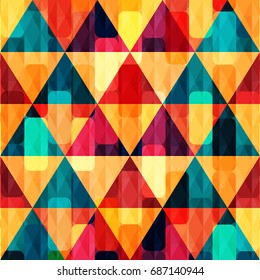 Colored abstract geometric pattern