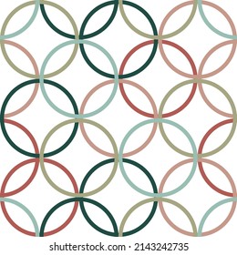 Colored Abstract geometric seamless pattern.  vector background design