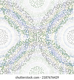 Colored Abstract geometric seamless pattern. Seamless festive background from circles.