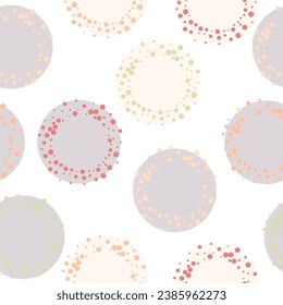 Colored Abstract geometric seamless pattern. Colorful Paint Stroke Grunge. Seamless texture with transparent multi-colored sweets. 
