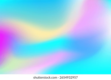 arte-final colorida em gradiente abstrato com transições suaves entre azul, rosa e amarelo 