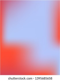 Colored abstract gradient mesh background picture. Strange splash and spreading spot. Vector illustration flat. Blue cute colored abstract image.