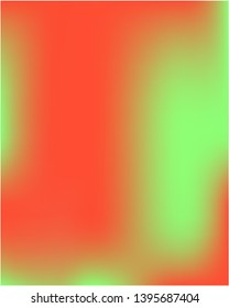 Colored abstract gradient mesh background picture. Trendy splash and spreading spot. Vector illustration flyer. Red cute colored abstract image.