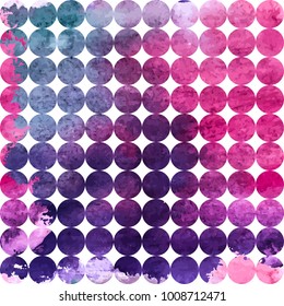 Colored Abstract Hand Painted Watercolor Background Seamless Pattern. Vector Illustration. EPS10