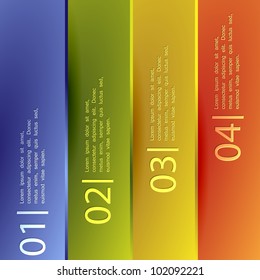 Colored abstract Option Bars