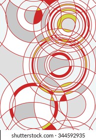 colored abstract pattern with circles