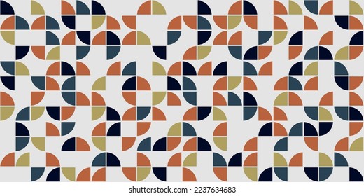 Colored abstract quarters. Abstract quarters for pillows, textiles and other prints. Vector decor and print, stylish design of seamless surfaces. Textured pattern.
