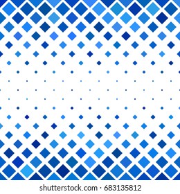 Colored abstract square pattern background - geometric vector illustration from diagonal squares in blue tones
