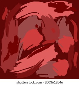 Colored abstract vector illustration with flat design.