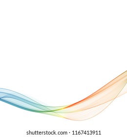 colored abstract wave. Layout for advertising