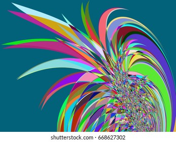 colored abstraction. flower diamond . line. geometric shapes. template. background.